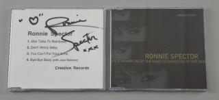 Appraisal: Ronnie Spector Signed Creation Records She Talks To Rainbows CDR