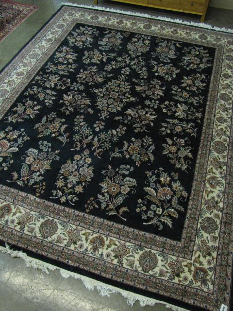 Appraisal: Oriental rug x India Saruk Green field circa 's nice