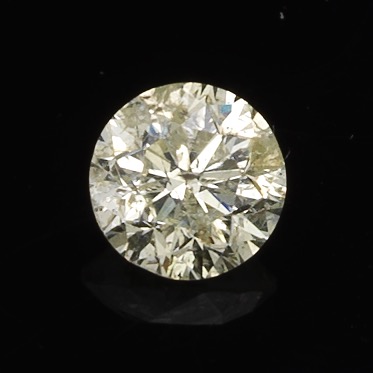 Appraisal: UNMOUNTED CARAT DIAMOND Unmounted carat diamond I clarity light yellow