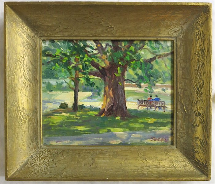 Appraisal: PHIL STARKE OIL ON BOARD Arizona born Summer's Dappled Light