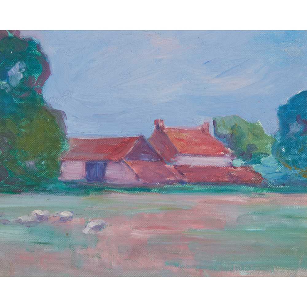 Appraisal: ROBERT POLHILL BEVAN BRITISH - HOUSES AND FIELD EARLY S