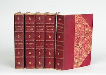 Appraisal: Edward Bulwer-Lytton Five books from the Warwick Edition of Bulwer's