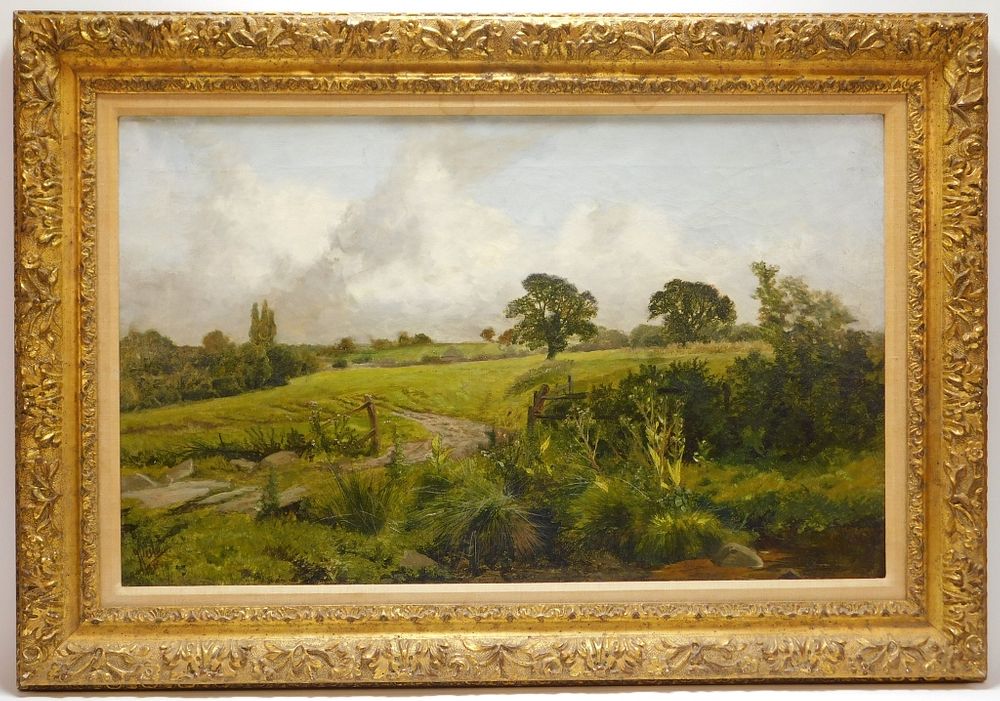 Appraisal: James Peele Plein Air Landscape Painting James Peele Australia -