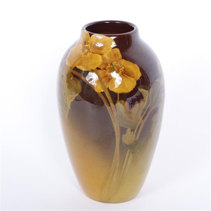 Appraisal: Rookwood Art Pottery Standard Glaze Vase painted by Jeanette Swing