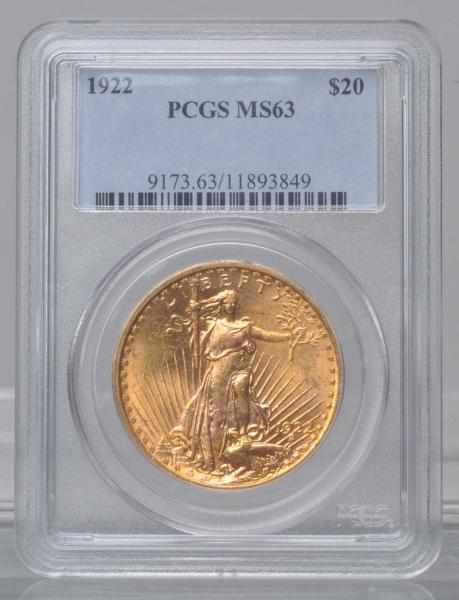 Appraisal: St Gaudens Double Eagle Description PCGS MS