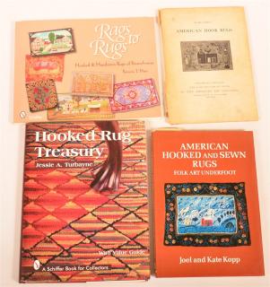 Appraisal: vols Books on Hooked Rugs Kopp American Hooked Sewn Rugs