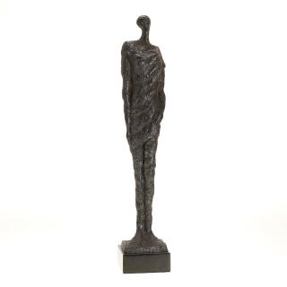 Appraisal: Manner Alberto Giacometti bronze sculpture Manner Alberto Giacometti bronze sculpture