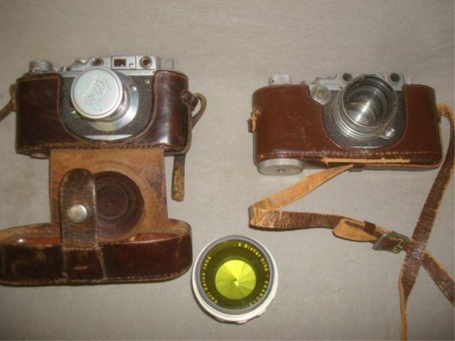 Appraisal: Leica Camera Russian Copy of a Leica along with a