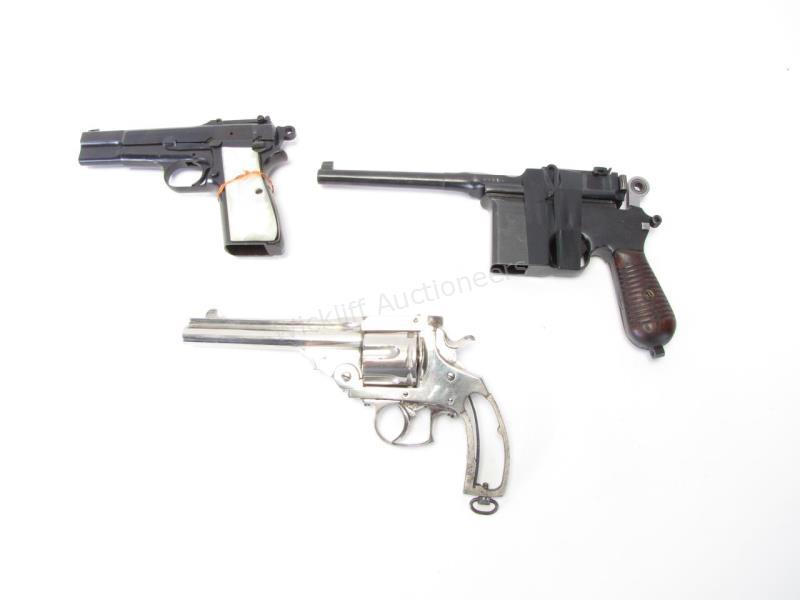 Appraisal: Lot of Parts Pistols- st pistol is a Browning Hi