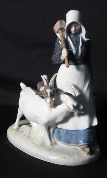 Appraisal: Royal Copenhagen porcelain figural group th century H in