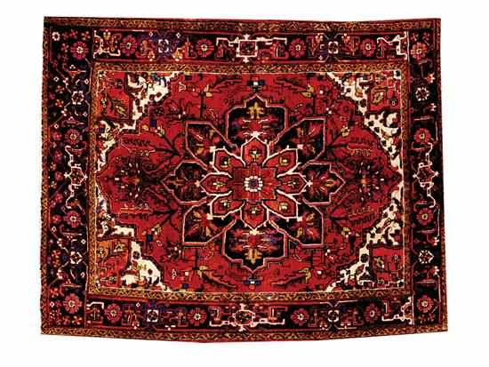 Appraisal: Persian Heriz carpet ' x ' '' Back Inquiry Previous