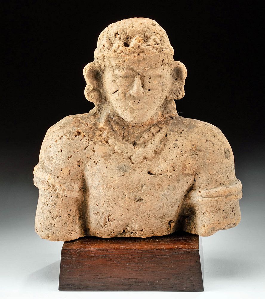 Appraisal: th C Indonesian Majahapit Terracotta Bust Southeast Asia Indonesia Eastern