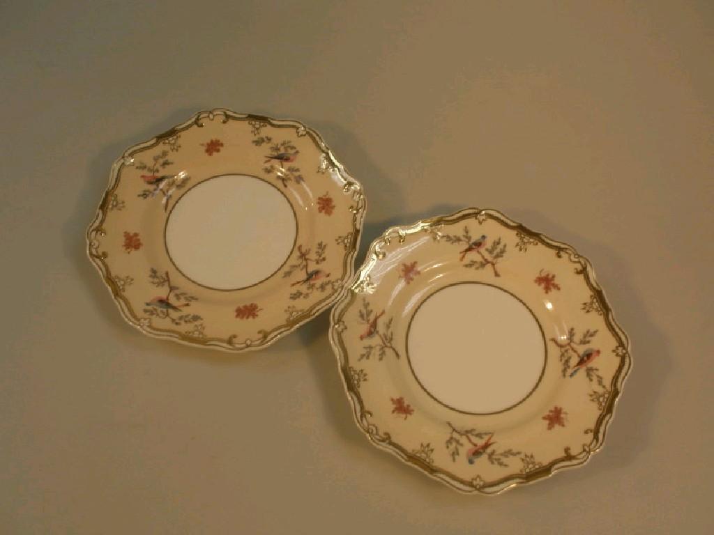 Appraisal: A pair of Copeland and Garrett Felspar cabinet plates having