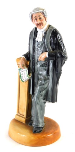 Appraisal: A Royal Doulton figure The Lawyer HN printed marks beneath