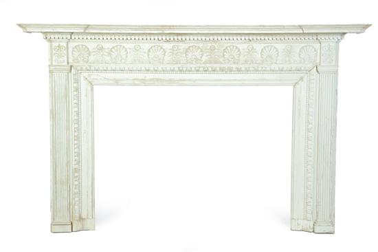 Appraisal: ROCOCO-STYLE MANTEL Early th century mixed woods The frieze with