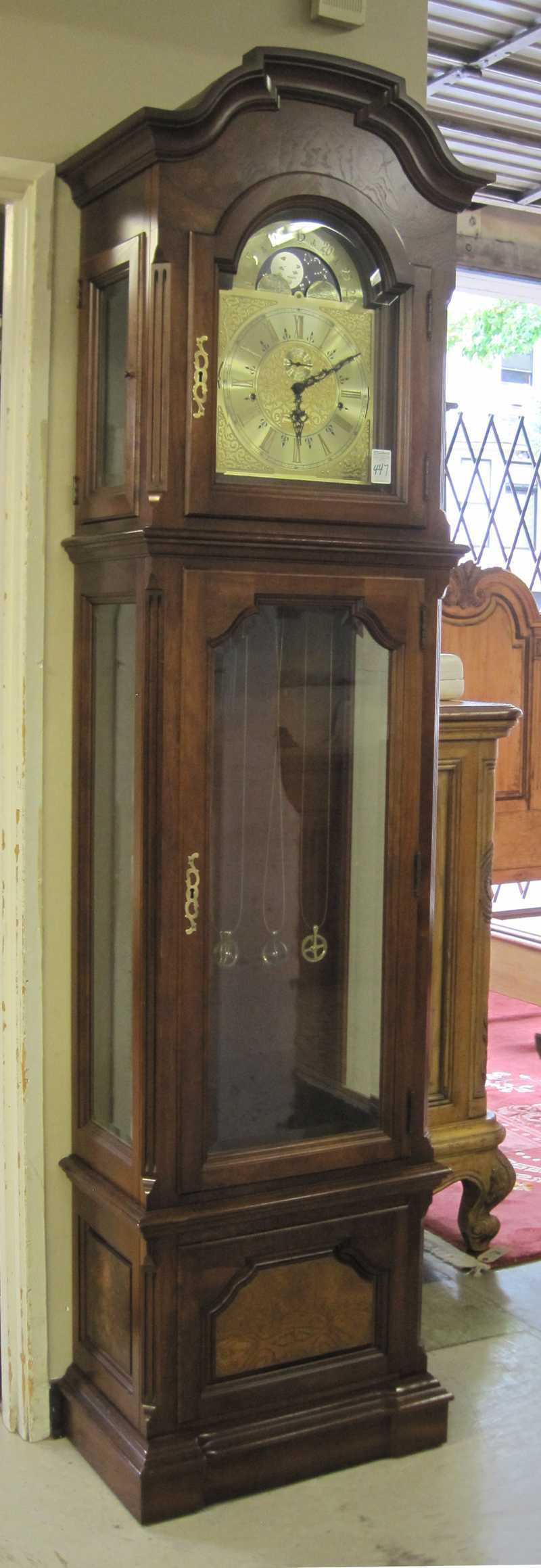 Appraisal: TALL CASE FLOOR CLOCK The Molyneux Collection by Colonial Mfg