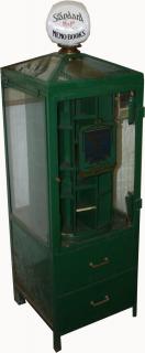 Appraisal: Boorum Pease Display Cabinet With Glass Globe On Top Steel