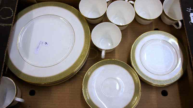 Appraisal: Royal Doulton Belvedere Part Dinner Tea Service x Dinner Plates