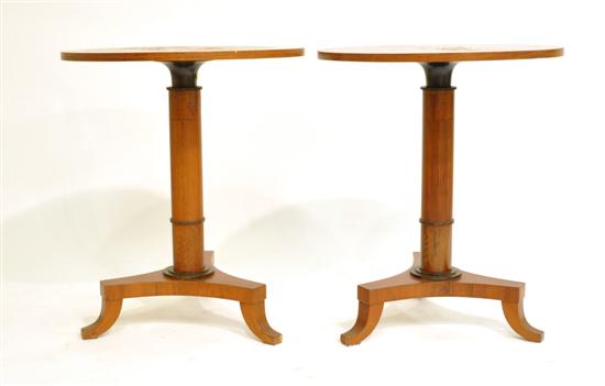 Appraisal: Pair of Nordiska Kompaniet th C stands round tops with