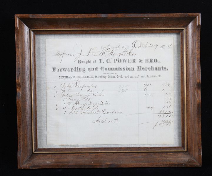 Appraisal: Fort Benton M T General Merchandise Ledger Included in this