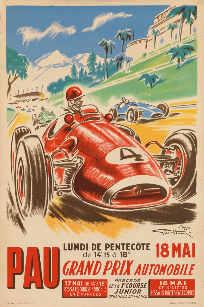 Appraisal: D'APR S GEO HAM GEORGES HAMEL - PAU GRAND PRIX