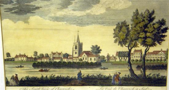 Appraisal: th Century print 'The South View of Cheswick ' also