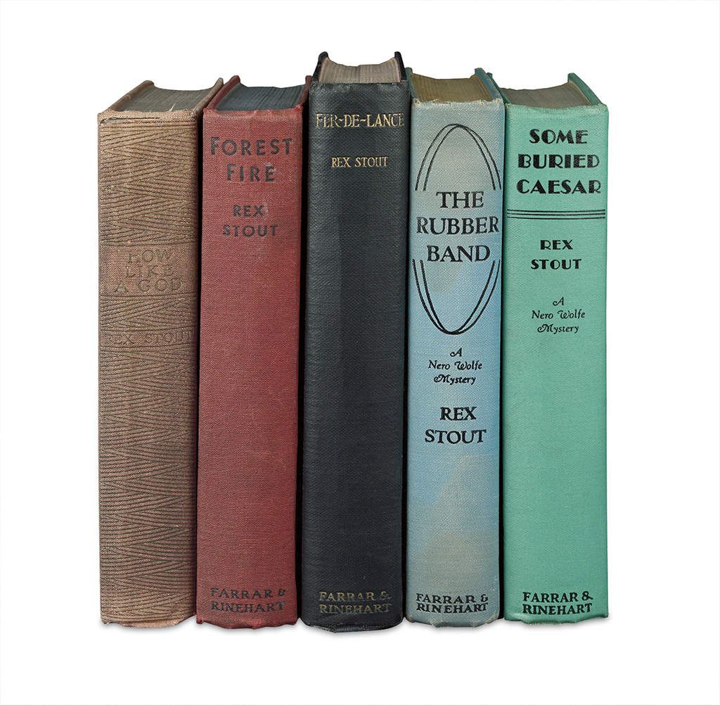 Appraisal: STOUT REX Group of First Editions vo publisher's cloth light