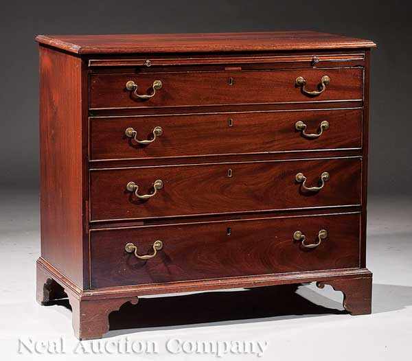 Appraisal: A George III Mahogany Chest of Drawers late th c