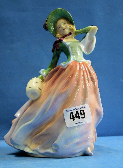 Appraisal: Royal Doulton Figure Autumn Breezes HN Pink Green