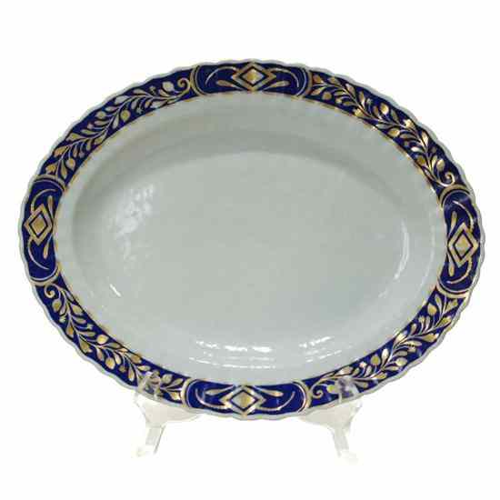 Appraisal: A Chinese Export Neoclassical Porcelain Oval Platter circa having a