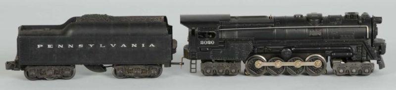 Appraisal: Lionel O-Gauge Steam Engine Tender Description Post-war Includes steam turbine