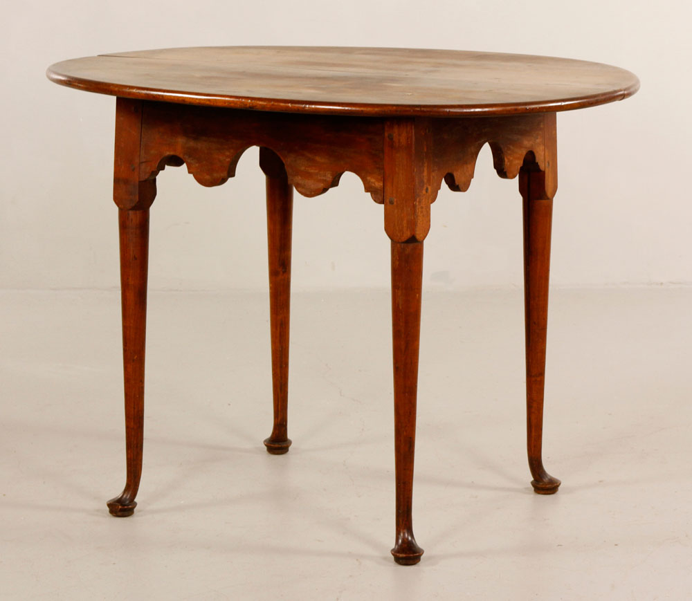 Appraisal: - th C New England Queen Anne Table th century