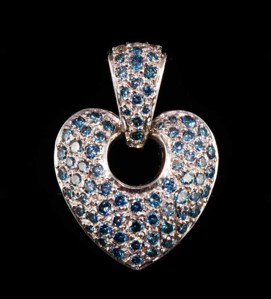 Appraisal: - K White Gold Pendant K white gold pendant with