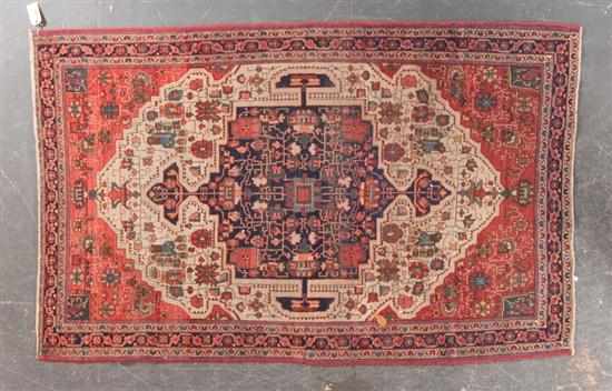 Appraisal: Antique Sarouk rug Persia circa x Estimate - Some wear