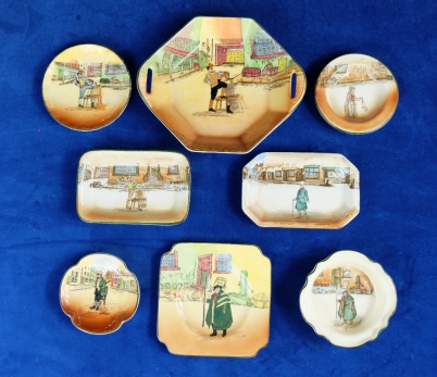 Appraisal: A collection of Royal Doulton Dickens seriesware dishes in various