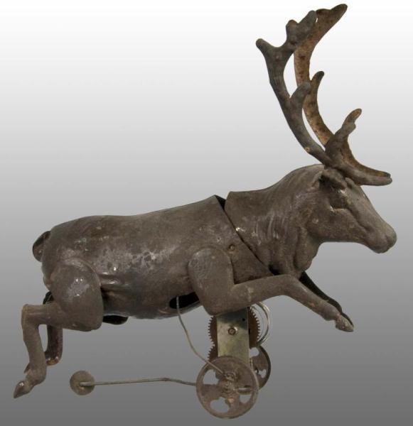 Appraisal: Tin Stag Wind-Up Toy Description German Working Very unusual When