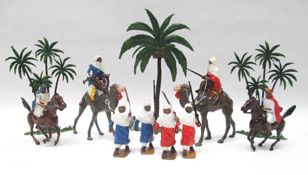 Appraisal: BRITAINS LTD TOY SOLDIERS number Arabs of the desert having