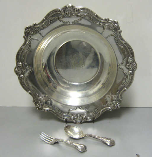 Appraisal: GORHAM PROVIDENCE RHODE ISLAND TH CENTURY Sterling silver vegetable bowl