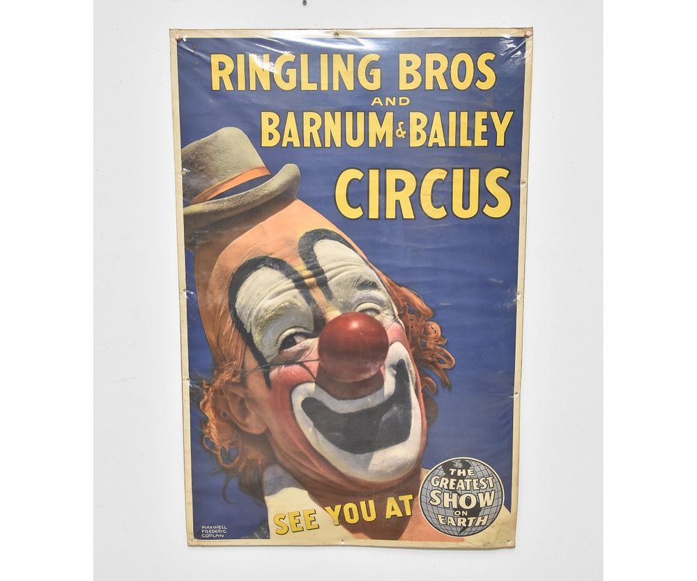 Appraisal: Ringling Brothers Poster by Coplan Ringling Brothers and Barnum Bailey