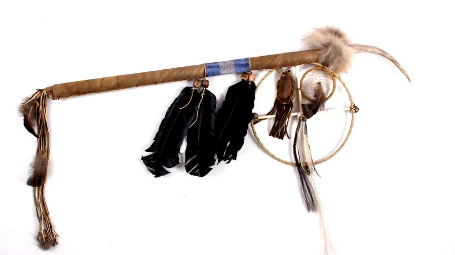 Appraisal: th Century Native American Dance Wand Up for auction is