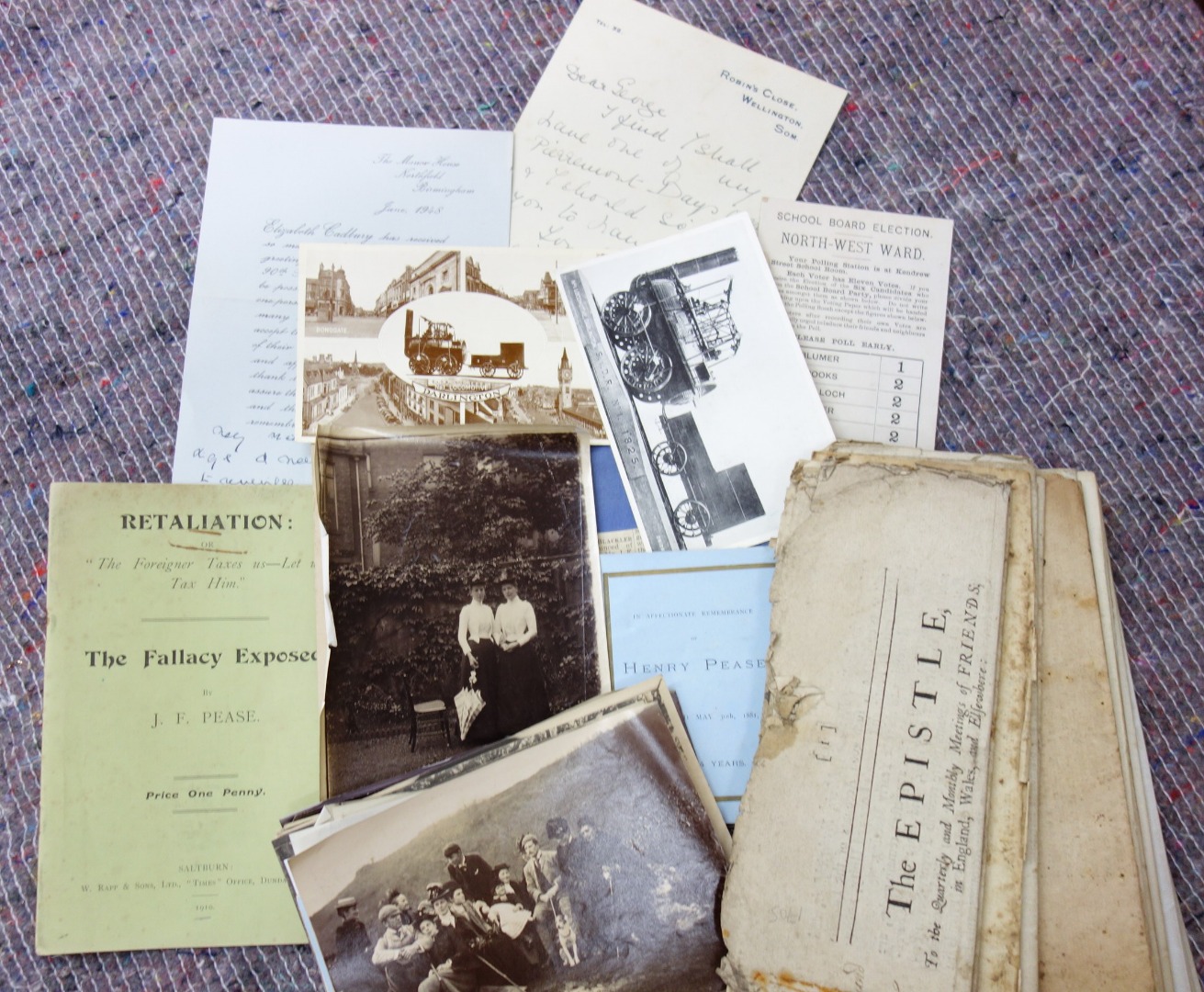 Appraisal: RELIGIOUS SOCIETY OF FRIENDS - miscellaneous material relating to the