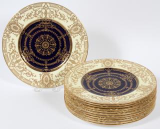 Appraisal: ROYAL WORCESTER PORCELAIN SERVICE PLATES ROYAL WORCESTER PORCELAIN SERVICE PLATES