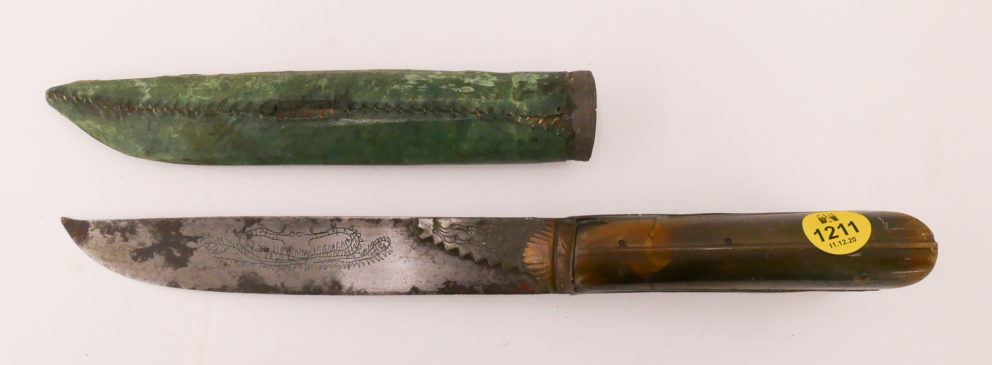 Appraisal: Indonesian Horn Handled Dagger- ''