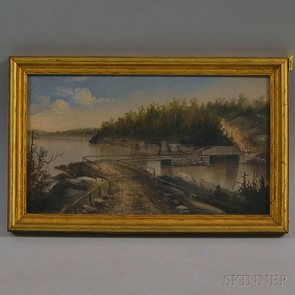 Appraisal: George M Hathaway American - Bailey's Island Bridge Harpswell Maine