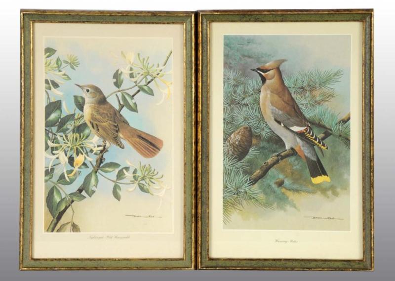 Appraisal: Lot of Bird Prints by Ede Description Circa Basil Ede