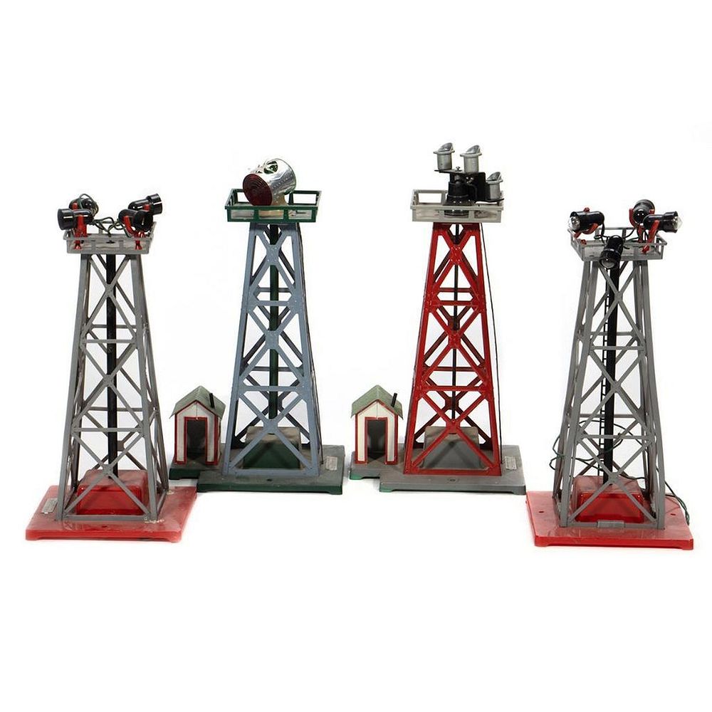 Appraisal: American Flyer S Gauge Towers A American Flyer by Gilbert