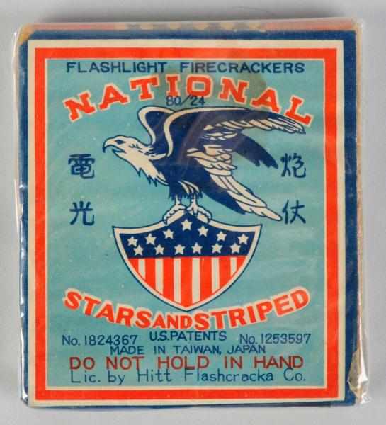 Appraisal: National Stars Striped -Pack Firecrackers Class Note the misspelling of