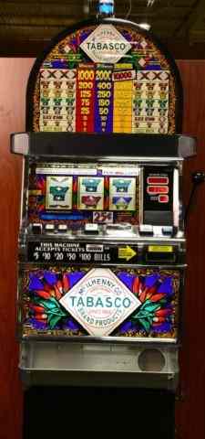 Appraisal: SLOT MACHINE - MC ILHENNY TABASCODome top ''McIlhenny Tabasco'' Casino