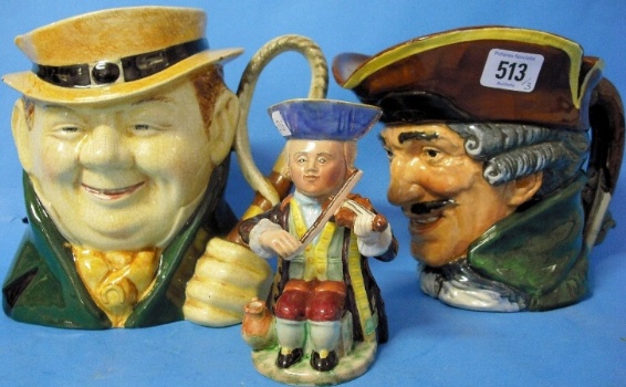 Appraisal: Royal Doulton Large Character Jug Dick Turpin D Beswick Midshipman