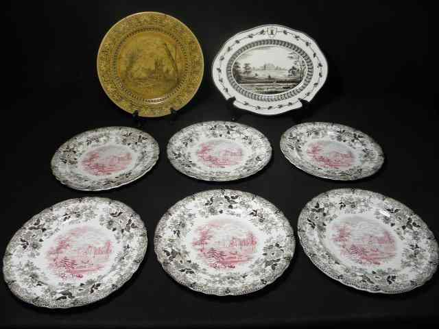 Appraisal: Lot of assorted English transferware Includes '' English Staffordshire plates